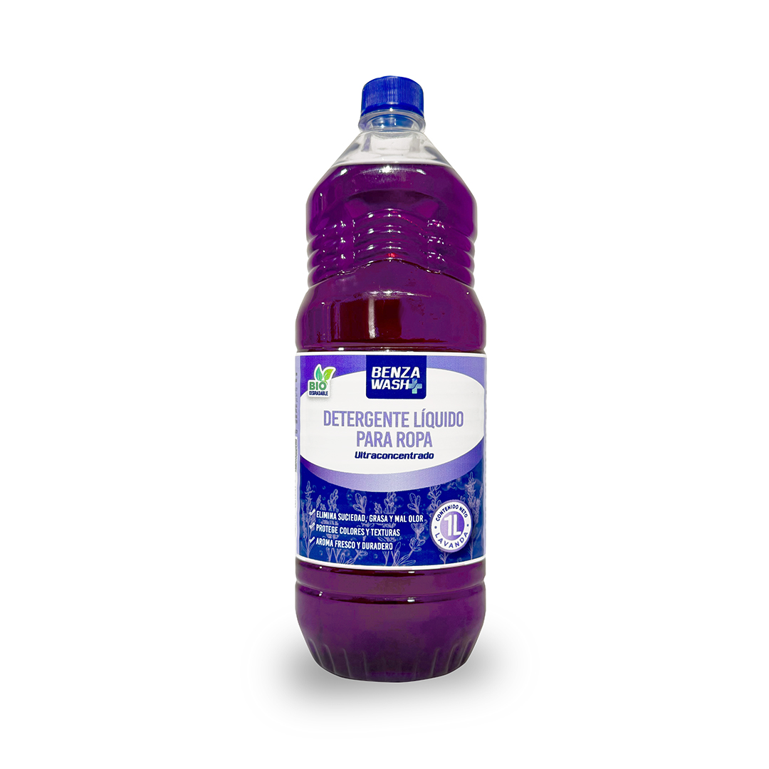 BENZAWASH DETERGENTE LÍQUIDO MULTIUSO LAVANDA 1 Litro